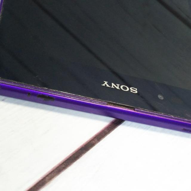 送料無料】Xperia Z Ultra SOL24 au パープル 本体 白ロム [訳あり 