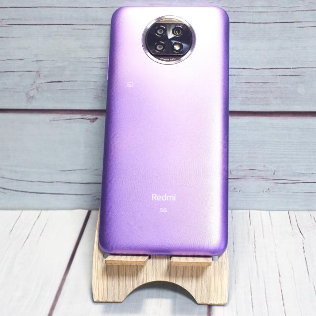 【美品・送料無料】Softbank Xiaomi Redmi Note 9T パープル 本体 白ロム SIMロック解除済み SIMフリー 431709_1