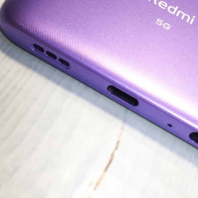 【美品・送料無料】Softbank Xiaomi Redmi Note 9T パープル 本体 白ロム SIMロック解除済み SIMフリー 431709_3