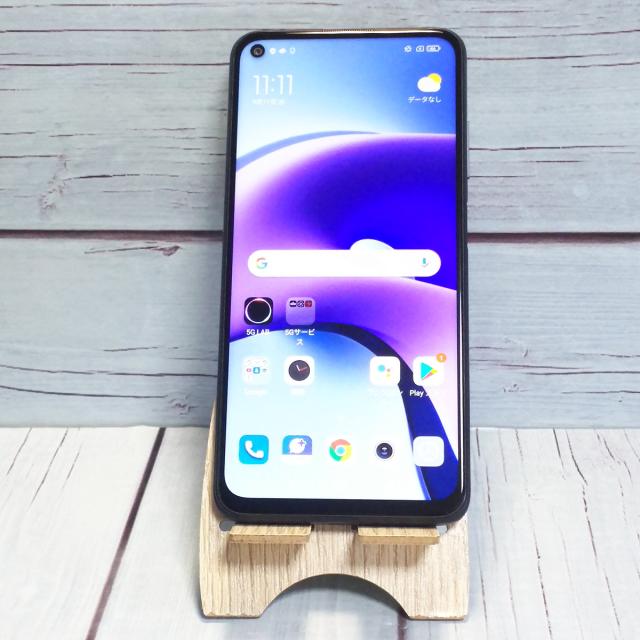 【美品・送料無料】Softbank Xiaomi Redmi Note 9T ブラック 本体 白ロム SIMロック解除済み SIMフリー 014289