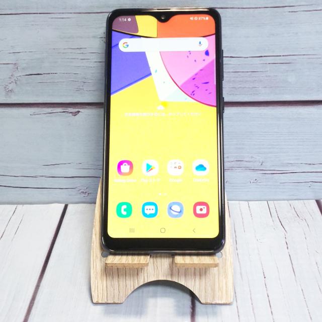 【送料無料】UQmobile SCV49 ブラック Galaxy A21 本体 白ロム SIMロック解除済み SIMフリー 418720の通販は 7,543円