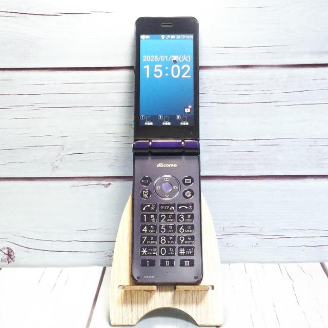 【送料無料】docomo SHARP カメラレスケータイ SH-02K ブルーブラック ネイビー 本体 白ロム SIMロック解除済み SIMフリー B186790の通販は 6,003円