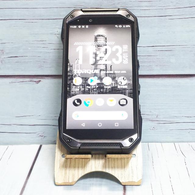 【送料無料】au 京セラ TORQUE G04 ブラック KYV46 本体 白ロム SIMロック解除済み SIMフリー B967501