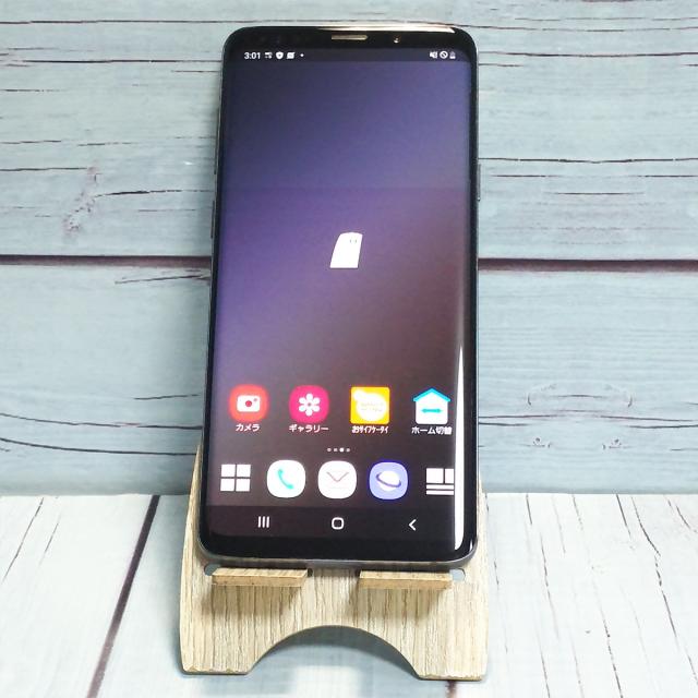 【送料無料】docomo SC-03K Galaxy S9+ Midnight Black 本体 白ロム SIMロック解除済み SIMフリー C286451