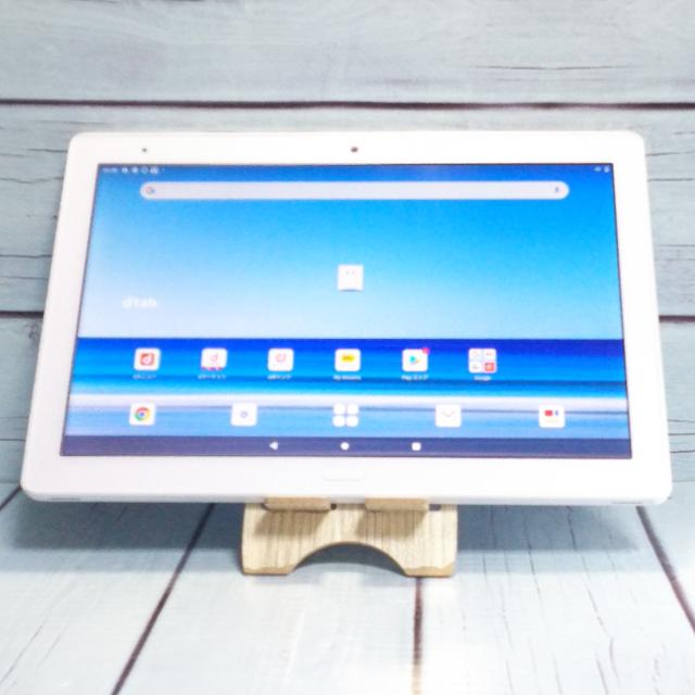 【送料無料】docomo dtab d-41A SHARP Androidタブレット ホワイト 本体 白ロム SIMロック解除済み SIMフリー B317648