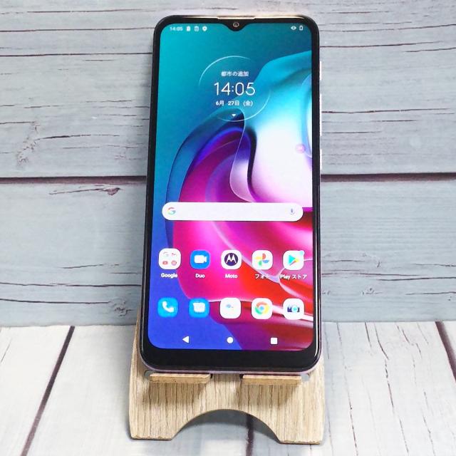 【送料無料】Motorola moto g30 128GB XT2129-2 パステルスカイ 本体 白ロム SIMロック解除済み SIMフリー B681690