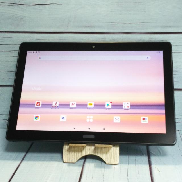 【送料無料】docomo dtab d-41A SHARP Androidタブレット ブラック 本体 白ロム SIMロック解除済み SIMフリー B167894