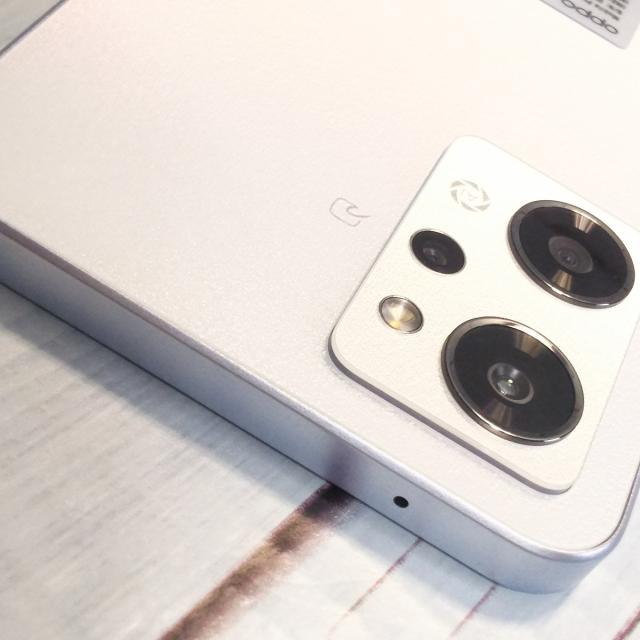 【美品・送料無料】Y!mobile OPPO Reno7 A A201OP ブルー 本体 白ロム SIMロック解除済み SIMフリー A824076