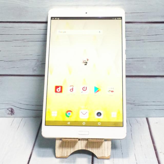送料無料】docomo HUAWEI d-01J dtab compact 16GB ゴールド 本体 白 