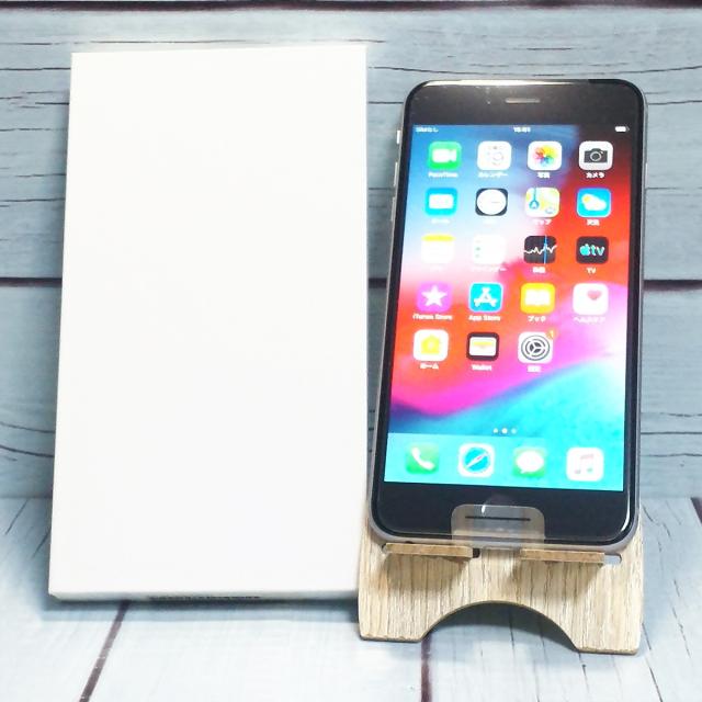 【ほぼ新品・送料無料】docomo iPhone6Plus 128GB スペースグレー 新品同様品 本体 白ロム S812100