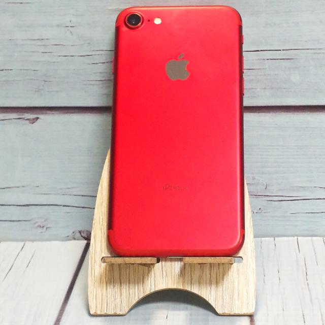 【美品・送料無料】SoftBank iPhone7 128GB レッド 本体 白ロム SIMロック解除済み SIMフリー A864186_1
