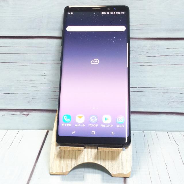 【送料無料】au Galaxy Note8 SCV37 ミッドナイトブラック 本体 白ロム SIMロック解除済み SIMフリー C196491
