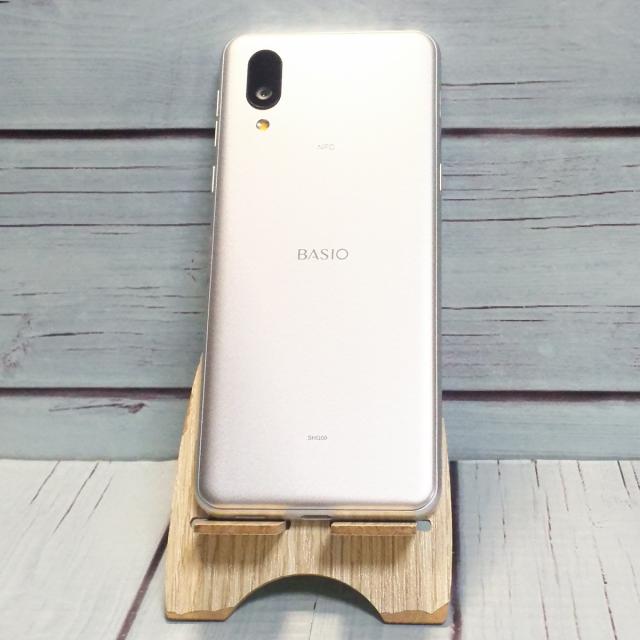 【送料無料】au BASIO active SHG09 シルバー 本体 白ロム SIMロック解除済み SIMフリー B073357_1