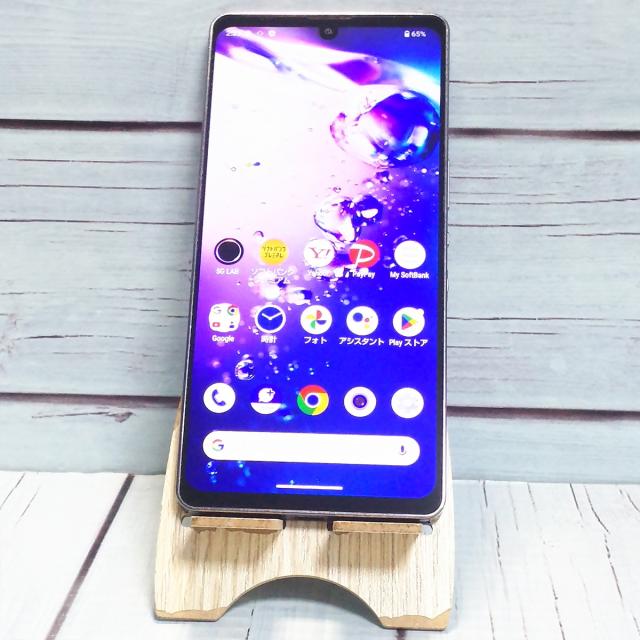 【送料無料】SoftBank AQUOS zero6 A102SH ブラック 本体 白ロム SIMロック解除済み SIMフリー C325922