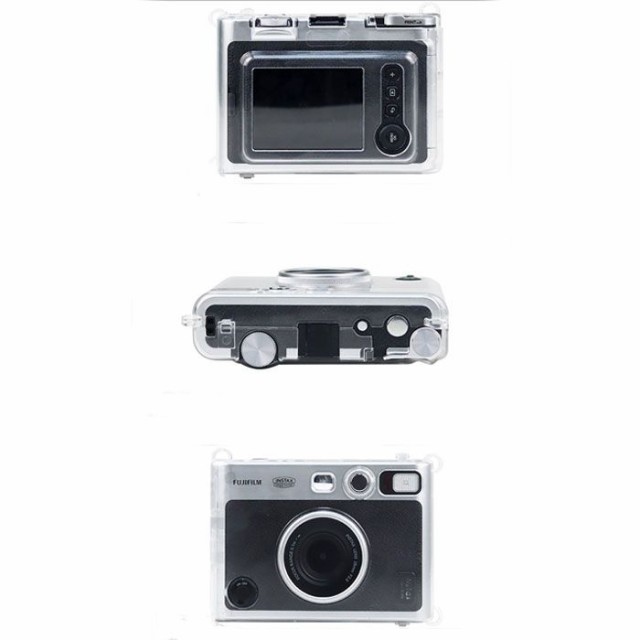 instax mini EVO ケース クリア カメラケース カメラ チェキ 