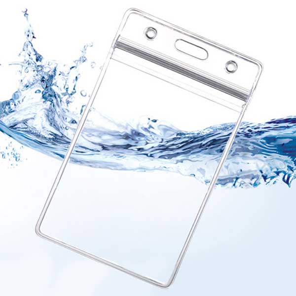 ルヴィ 2点セット IDカードホルダー 縦型 10枚入り 両面ポケット ソフトネームケース PVC