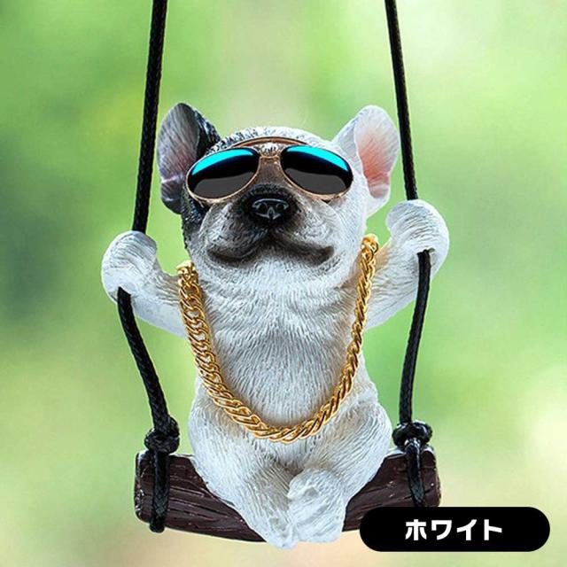 オーナメント 犬 ドッグ ルームミラー アクセサリー 飾り 可愛い