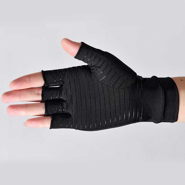 ナンバーナインnumbernine黒ブラック指なしコットン手袋グローブ指抜き