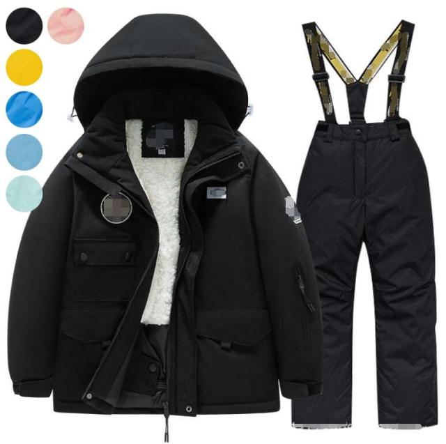 スノーボードウェア 超暖かい 子供用スキーウェア 裏ボア 雪服 キッズスキーウェア スノーウェア 子供 上下セット ジャケット パンツ 男の子 女の子 スノウエア 可愛い 雪遊び 防水 ボード 子ども