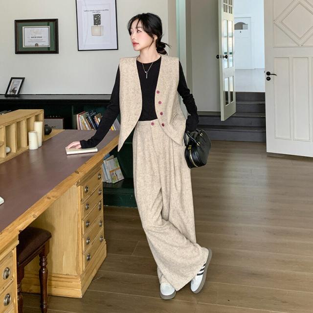 通勤スーツ ワイドパンツスーツ パンツスーツ レディース セットアップ セレモニースーツ 卒業式 ママ 母 スーツ 服装 母親 レディーススーツ ママスーツ 体型カバー 2点セット 3 大きいサイズ
