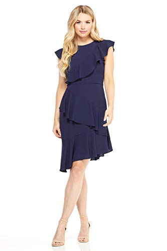 Maggy London DRESS レディース US サイズ: 4 カラー: ブルー