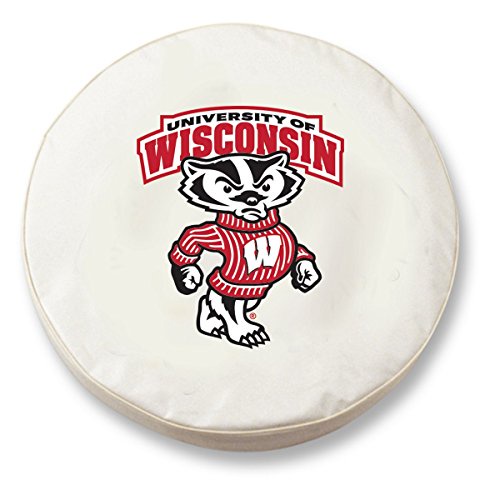 NCAA Wisconsin Badgersタイヤカバーwithマスコット