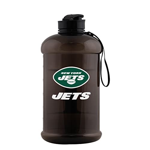 FOCO New York Jets NFL ラージチームカラー クリアスポーツボトル
