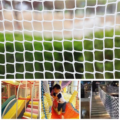 Bunifa クライミングカーゴネット 子供用 アウトドア バルコニー セーフティネット ロープネット 遊び場 クライミングネット 階段 手すり セーフティネット 子供用 ペット おもちゃ 無結節ポリエステル スポーツネット