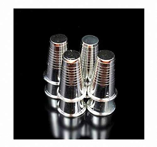 プロ仕様 シンブル マジック トリック パーティートニック アメージングトリック マジックキット ステージマジック マジック (シルバー)