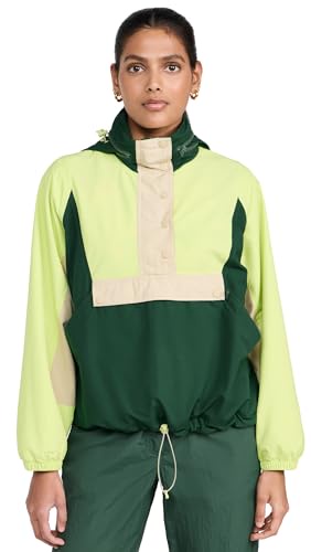 THE GREAT Outdoors レディース The Crestline プルオーバー, モス/シトロン, Medium