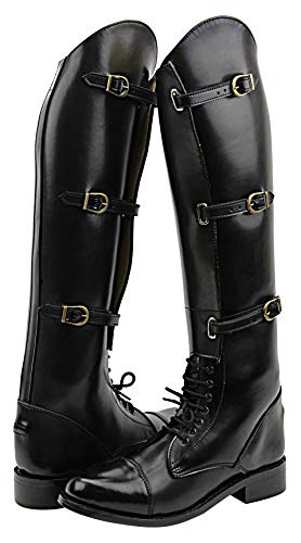 Hispar女性レディースクラウンフィールドHorse Riding BootsスタイリッシュなファッションEquestrian
