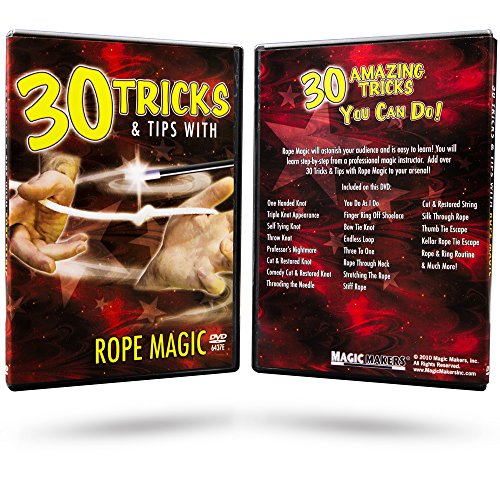 Magic Makers 30 Tricks With Rope Magic - The Complete Course In Rope Magic - Rope Tricks