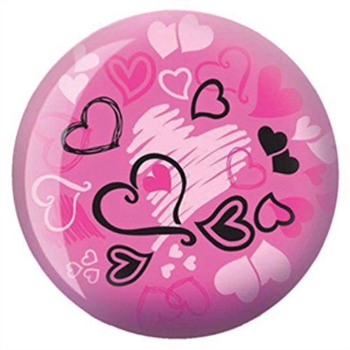 Brunswick Heartsグローviz-a-ballボーリングボール