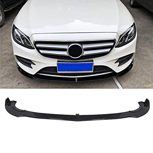 YOUNGERCAR フロントバンパーリップ 2016-2018 Benz Eクラス W213 Sport用 - グロスブラックPP - 3個