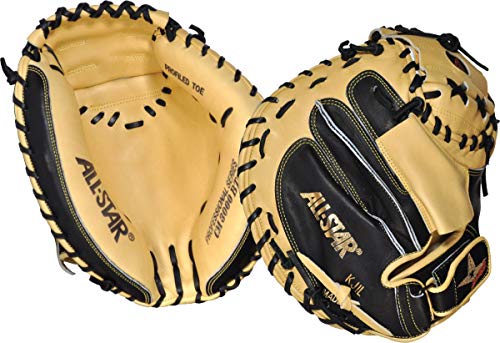 All-Star? Pro-Elite? プロ野球キャッチミット - ブラック&タン 33.5インチ