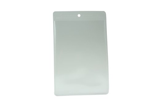 Accuform Signs DTH606 Tag Pouch, Clear Plastic, Sealed Edges, Both Sides Clear, Hang Hole and Open Top, 6 Length x 4 Width by Ac