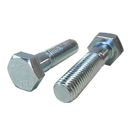 Newport Fasteners M20 x 200mm 六角キャップスクリュー メトリック クラス 10.9 亜鉛メッキスチール (数量: 30個) M20-2.5 x 200mm 六角ボルト/粗いねじ/部分的にねじ山52mm DIN 931