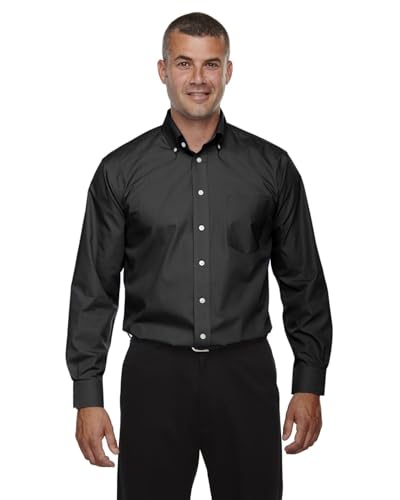 Devon & JonesメンズクラウンコレクションSolid Broadcloth US サイズ: XL カラー: ブラック