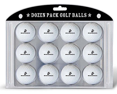 Team Golf ミリタリーマリーンズゴルフボール 12個パック 規定サイズ ゴルフボール 12個パック フルカラー 丈夫 チームプリント