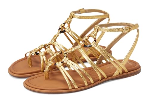 Sam Edelman レディース Raye フラットサンダル, ゴールド, 28.0 cm
