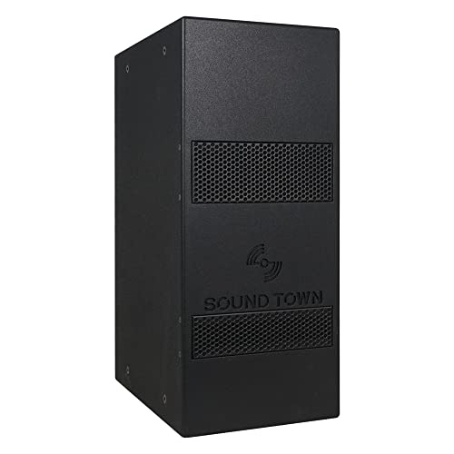 Sound Town IP55認定 デュアル8インチ 耐候性サブウーファー フォールドホーンデザイン ブラック (TITAN-S28B) 81,322円
