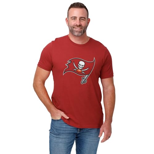 FOCO メンズ NFL チーム プライマリーロゴ チームカラー 半袖 Tシャツ