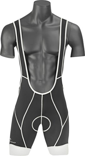 BikeHardアウトラインPro Bib Short カラー: ホワイト