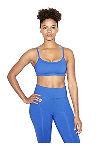 American Apparel レディース フォワード ノースリーブ スポーツブラ US サイズ: Medium カラー: ブルー
