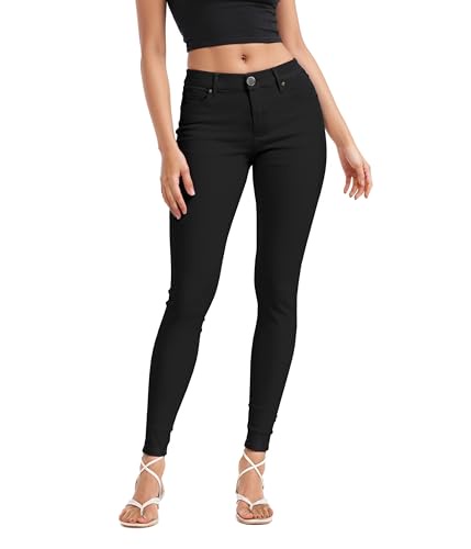 Hybrid & CO.レディース ヒップ・リフト 超快適 ストレッチ・デニム スキニー ヨガ・ジーンズ US サイズ: 11 カラー: ブラック
