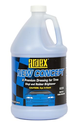 Ardex新しい概念 ? タイヤShine ? ビニール ? Dash ? プラスチックとゴムトリムドレッシング Gal. ブルー 6239