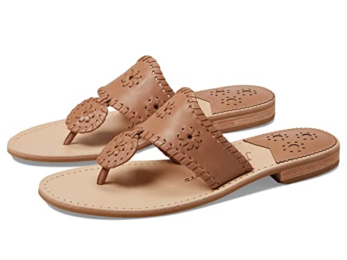 Jack Rogers レディース Jacks フラットサンダル, カフェオレ/カフェオレ, 26.5 cm