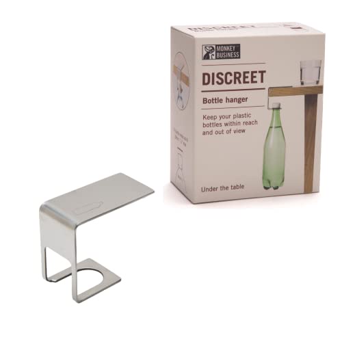 Discreet ? ステンレススチールボトルホルダー。Keeps Your Bottles内がReach Out of Sight。
