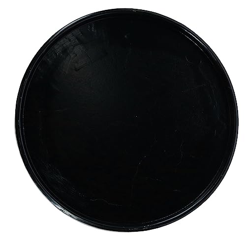 バックル [CTM] Blank Round Belt Buckle, Black,