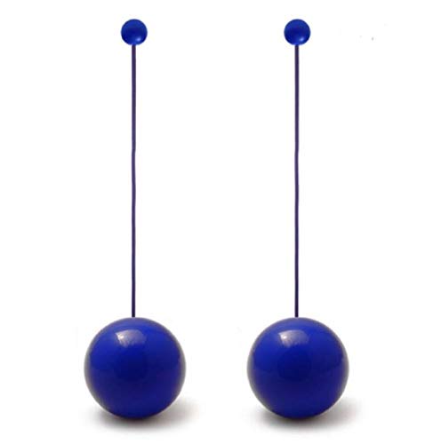 [プレイ]Play Pair of Contact GIGA Poi with 100mm Stage Ball Blue 3295165 [並行輸入品]